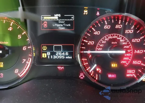 2015 Subaru Wrx z USA, uszkodzony, nr VIN JF1VA1A60F9800979